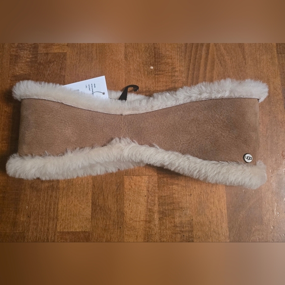 UGG Accessories - UGG Tan Sheepskin Reversible Headband